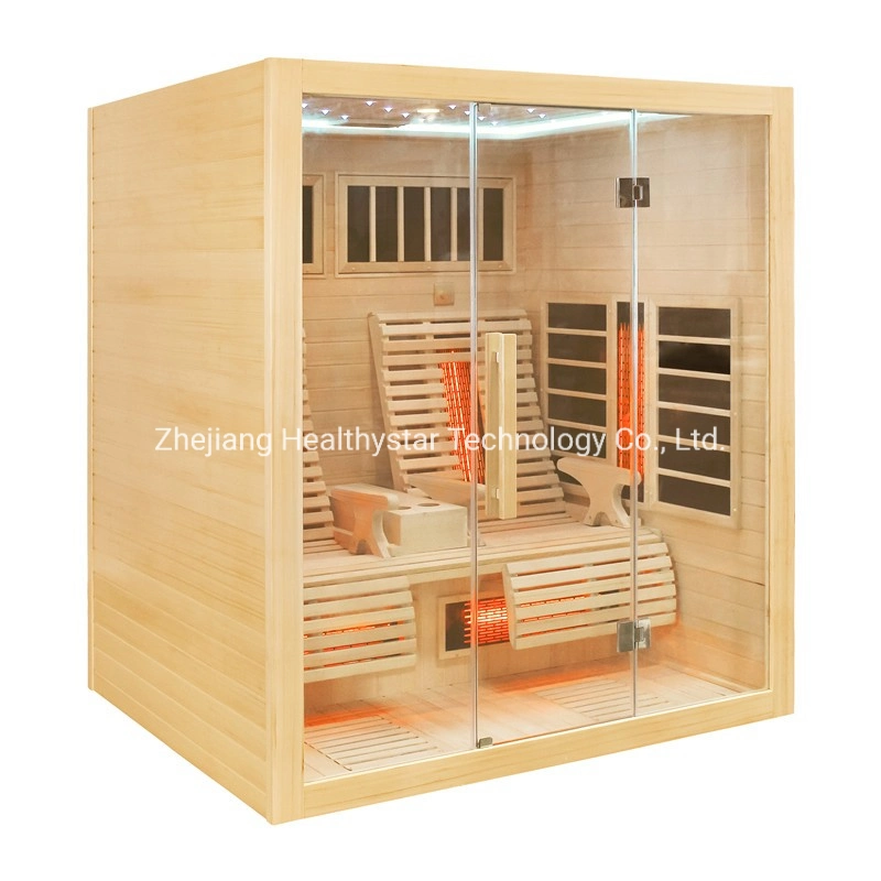 Sauna infrarouge familial en bois