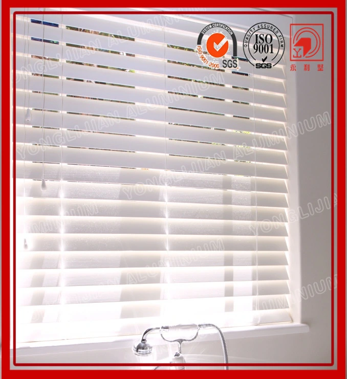 Electric Roller Aluminium Shutter with White Slats