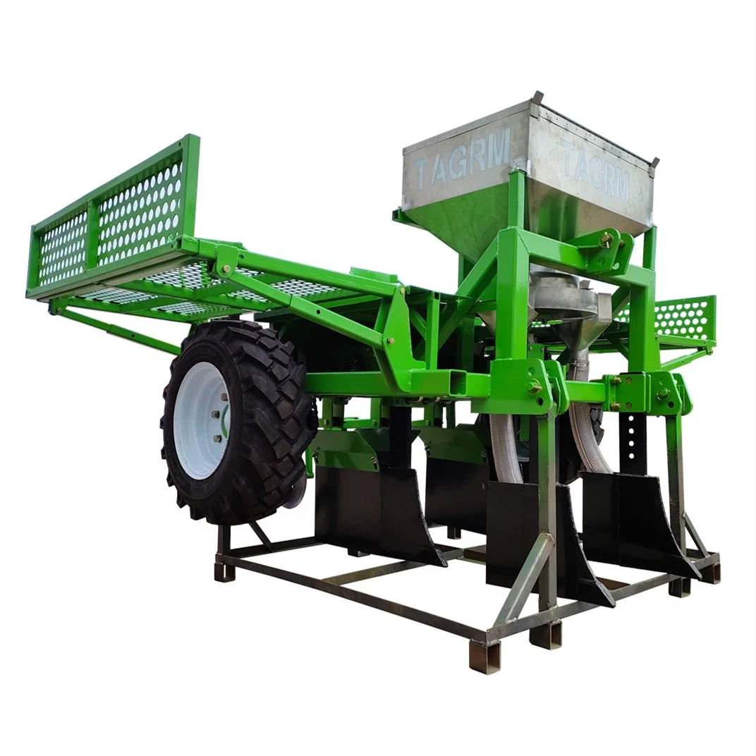 Two Rows Seeds Sowing Planting Cassava Planter Machine