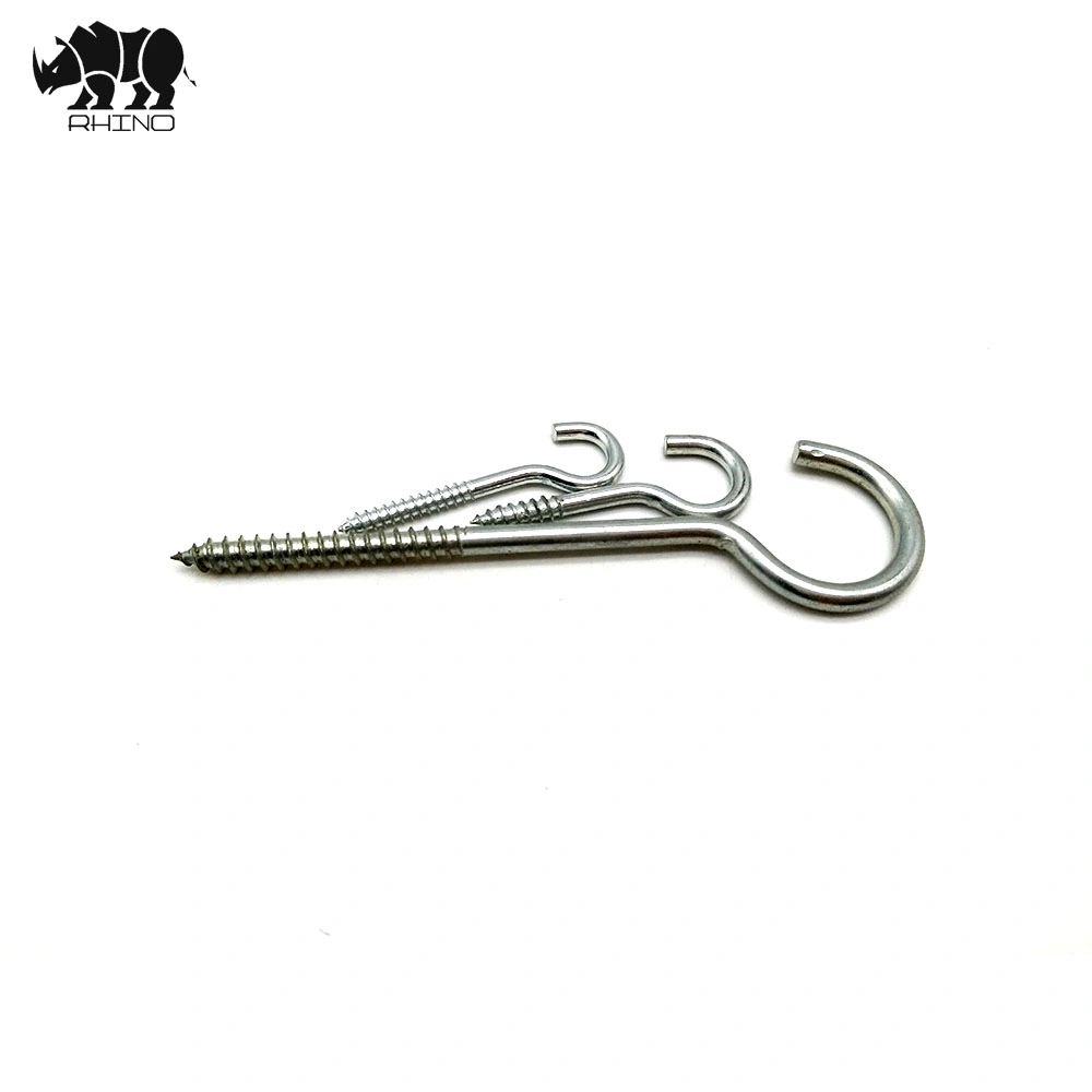 Wooden Screw C Type Lifting Hook