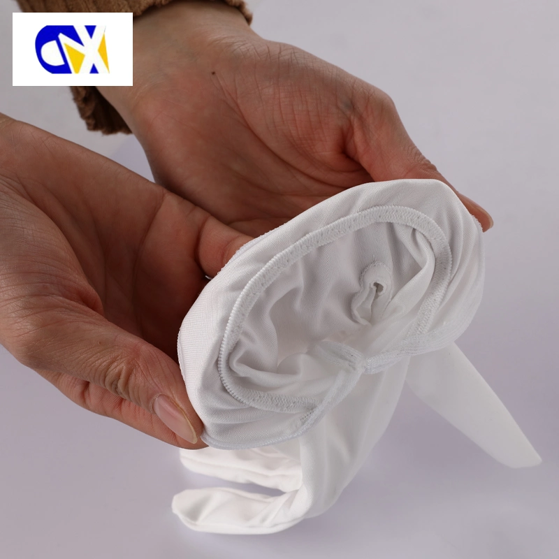 White Microfiber Cloth Dust Free Jewelry Jewellery Cleaning Polishing Hand Gloves