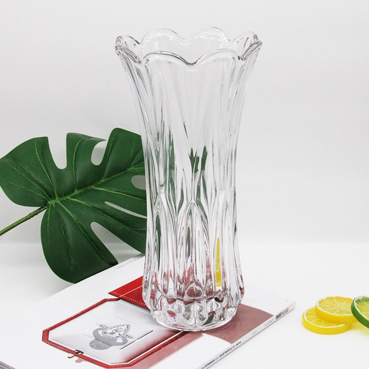 Venda por grosso de flores decoração doméstica de alta qualidade vaso de vidro