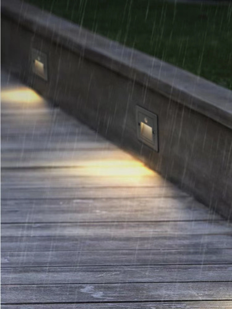 Aluminum IP65 Outdoor Waterproof Landscape LED Automatic Induction Foot Lamp