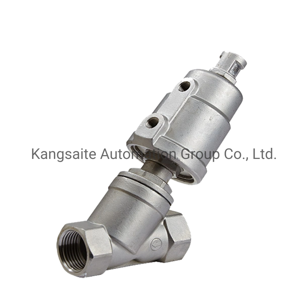 Plastic, Stainless Steel Ss Kst Plastic Pneumatic Angle Piston Valve