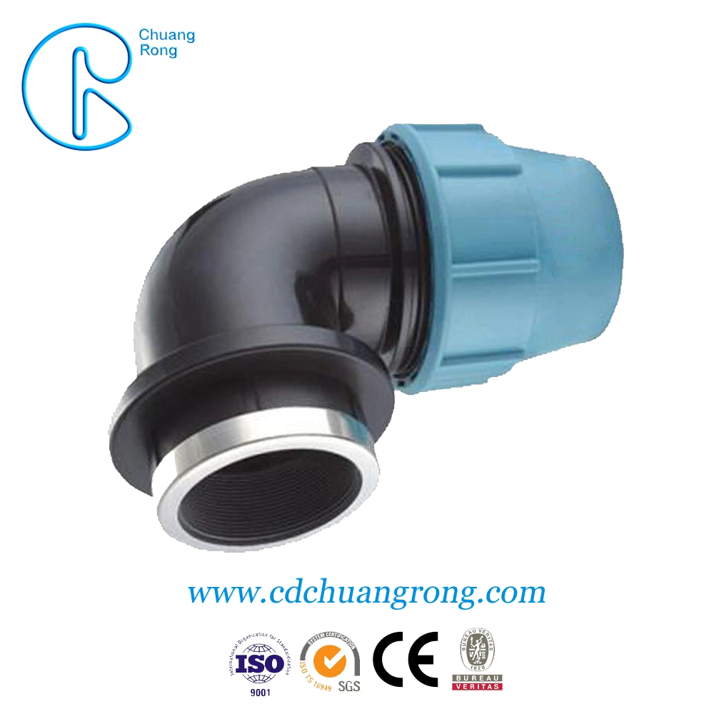 Non-Toxic Pn10 PP Compression Tee Fitting