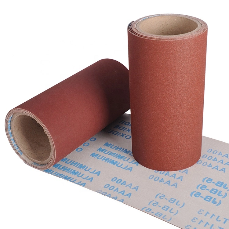 La main avec rouleau de toile abrasive Jb-5 Oxyde d'aluminium part utiliser J-flex un chiffon doux Rouleau abrasif