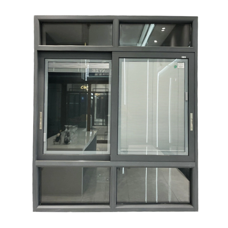 Aluminum Aluminium Metal Sliding Casement Window Glass Window