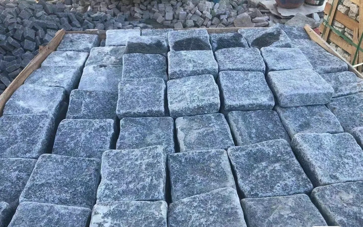 Horseshoe Stone adecuado para pavimentación de calles, puentes, castillos, antigua restauración de edificios granito