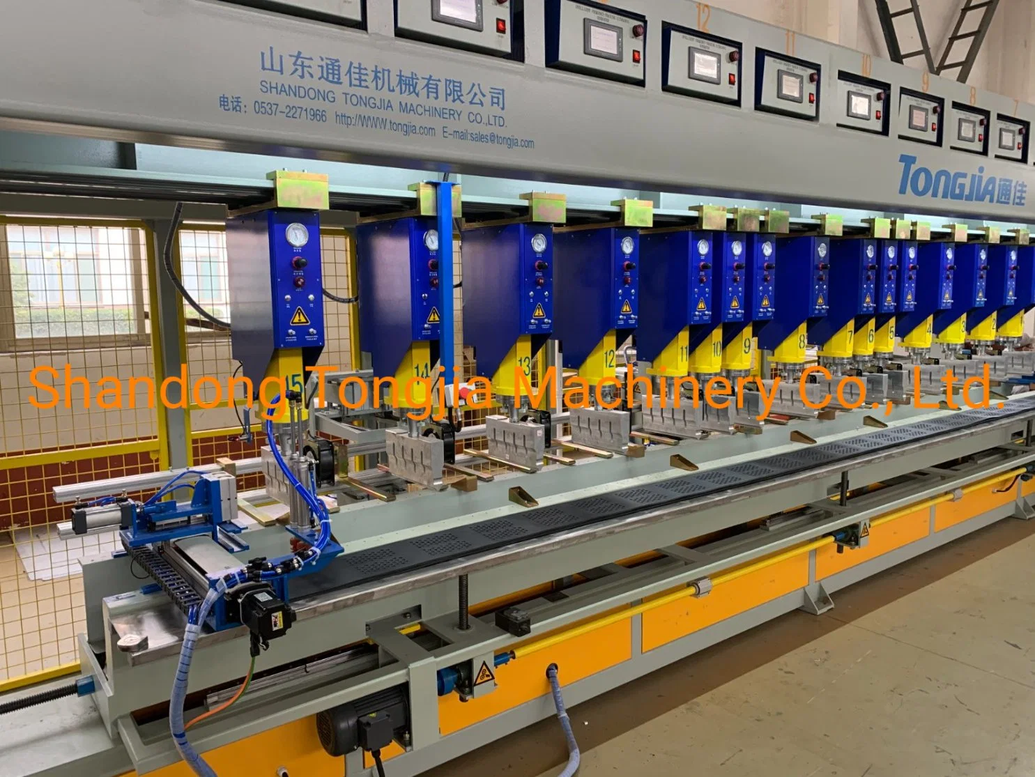 Geocell Ultrasonic Welding Machine with 15 Units Welding Heads