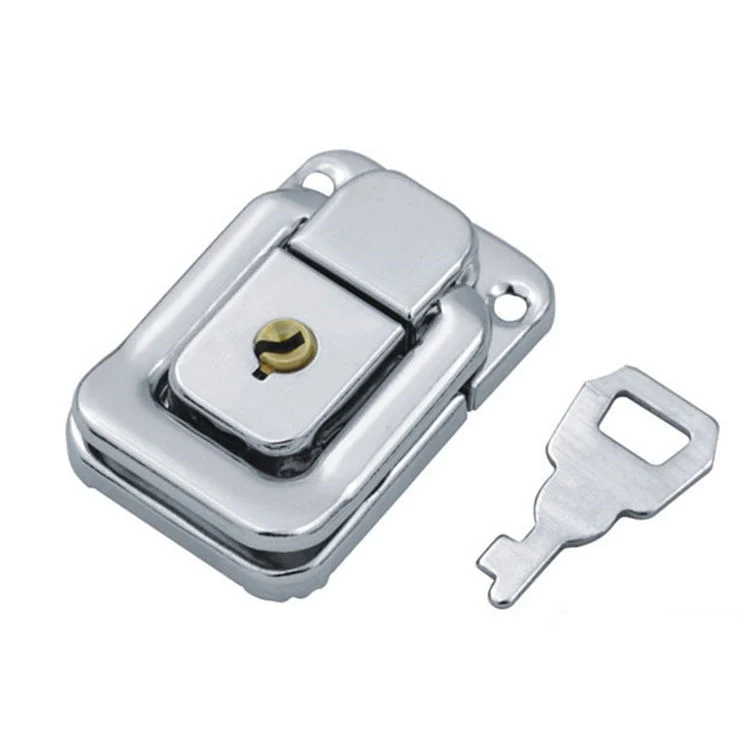 Cabinet Box Square Packlock with Key Case Latch Catch Toggle Locks J402