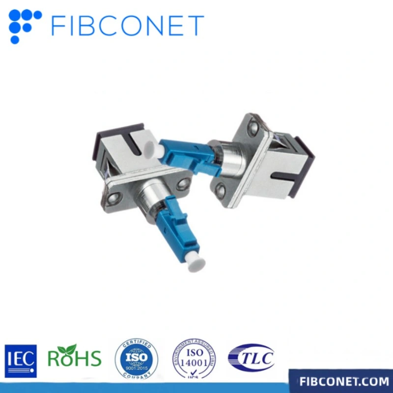 High quality/High cost performance  Optical Adapter LC Male to FC Female Conversion Head Flange Coupler