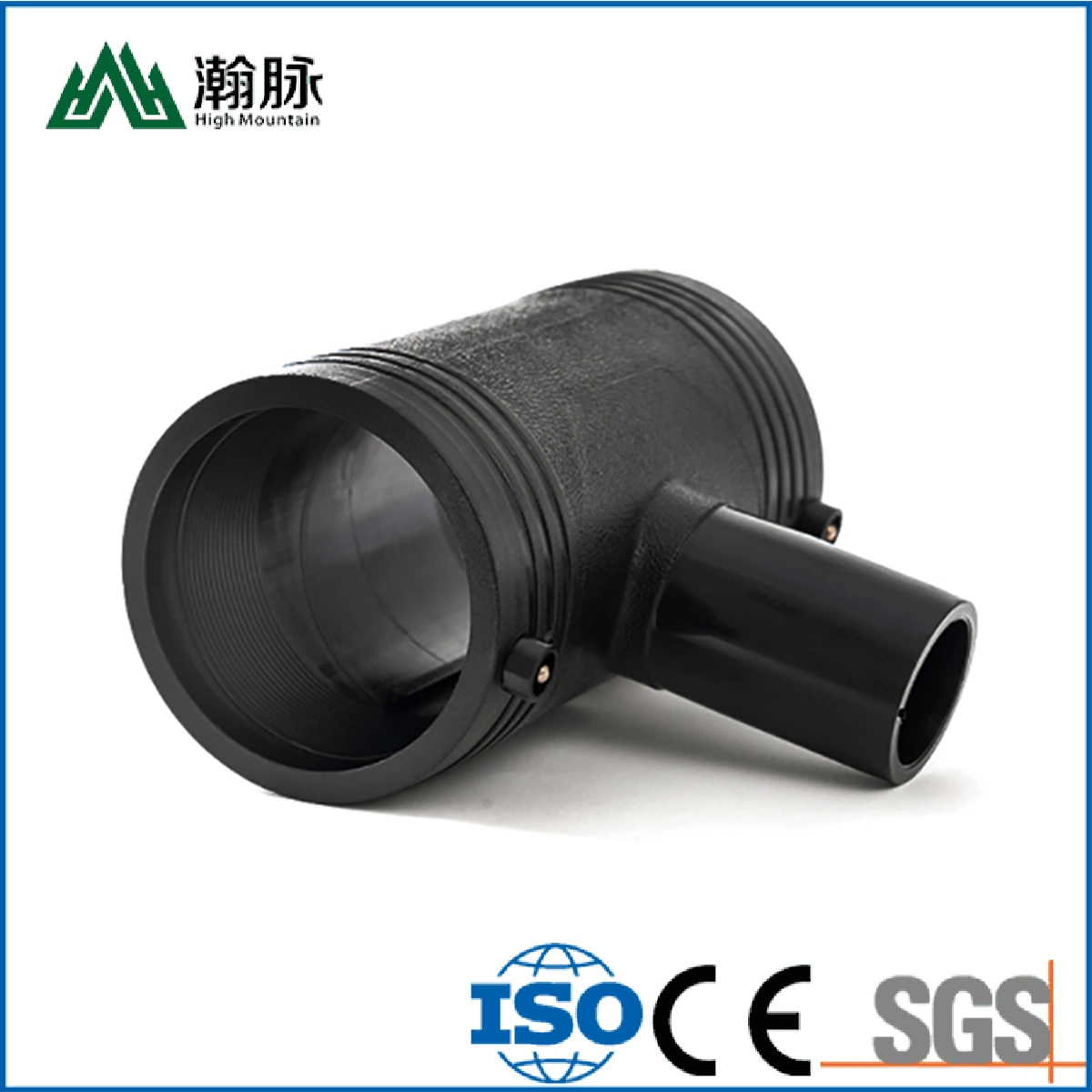 Butt Fusion Machines HDPE Pipe Butt Fusion 4 Way Cross Equal Tee PE Fittings