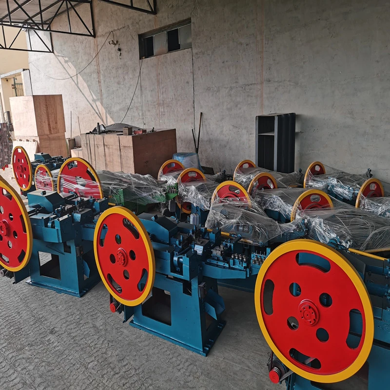 Zimbabwe Customer High Speed Full Automatic Nail Wire Making Machine 20-150mm