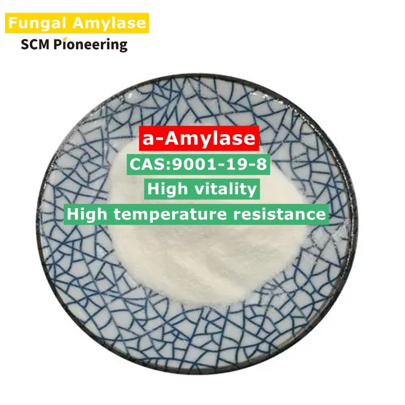 Polvo de amilasa fungosa de grado alimentario para la mejora de la harina