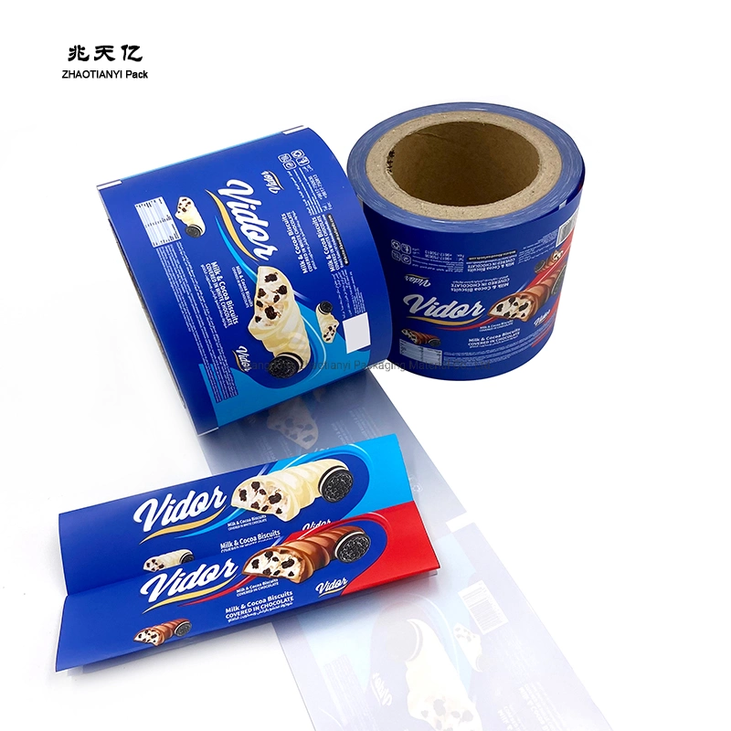 Heat Sealing Automatic Packaging Film Roll Clear Plastic Food Packaging Film for Cookies/Candy