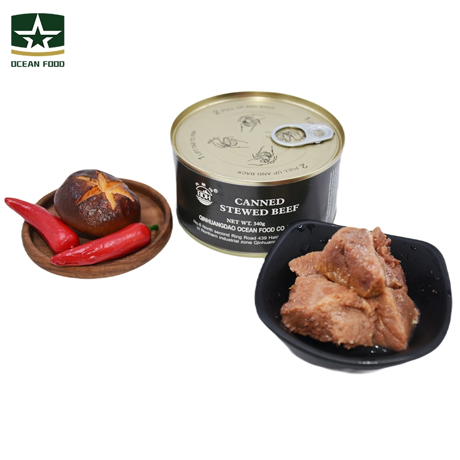 Wholesale/Supplier Fast Health Outdoor 340g Canned Stewed Beef