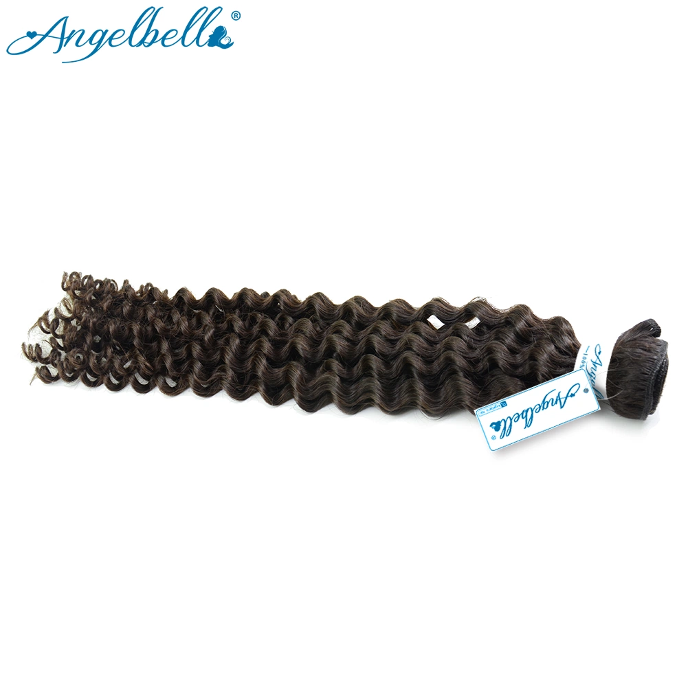 Angelbella Hotsales Human Hair 1b# Deep Curl Remy Hair Weft