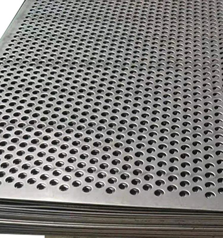 304 316 Stainless Steel Round Hole Perforated Metal Sheet