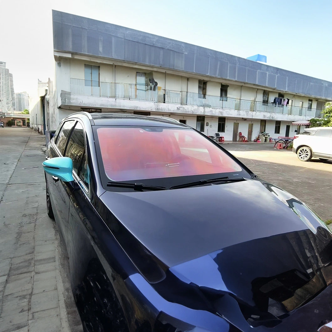 77%Vlt 99% Irr Heat Insulation Auto UV Protective Tinting Home Chameleon Red Window Film Rainbow Effect Window Tint Solar Film