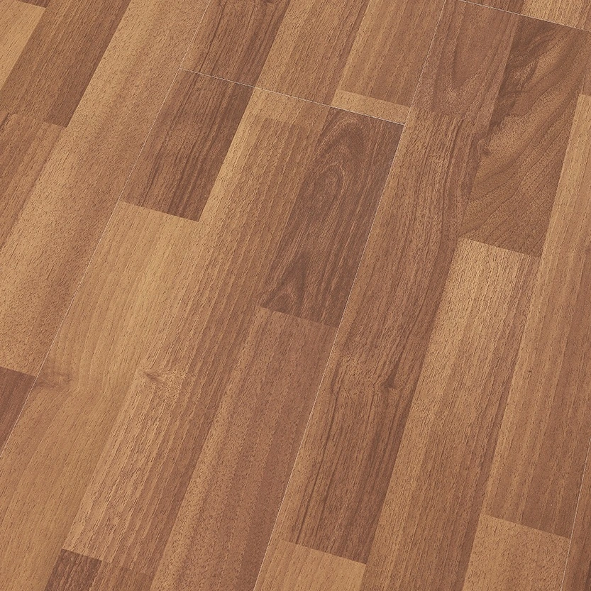 8.3mm E1 AC3 Parquet en chêne à rainure en U en stratifié de bois laminé en vinyle de noyer.