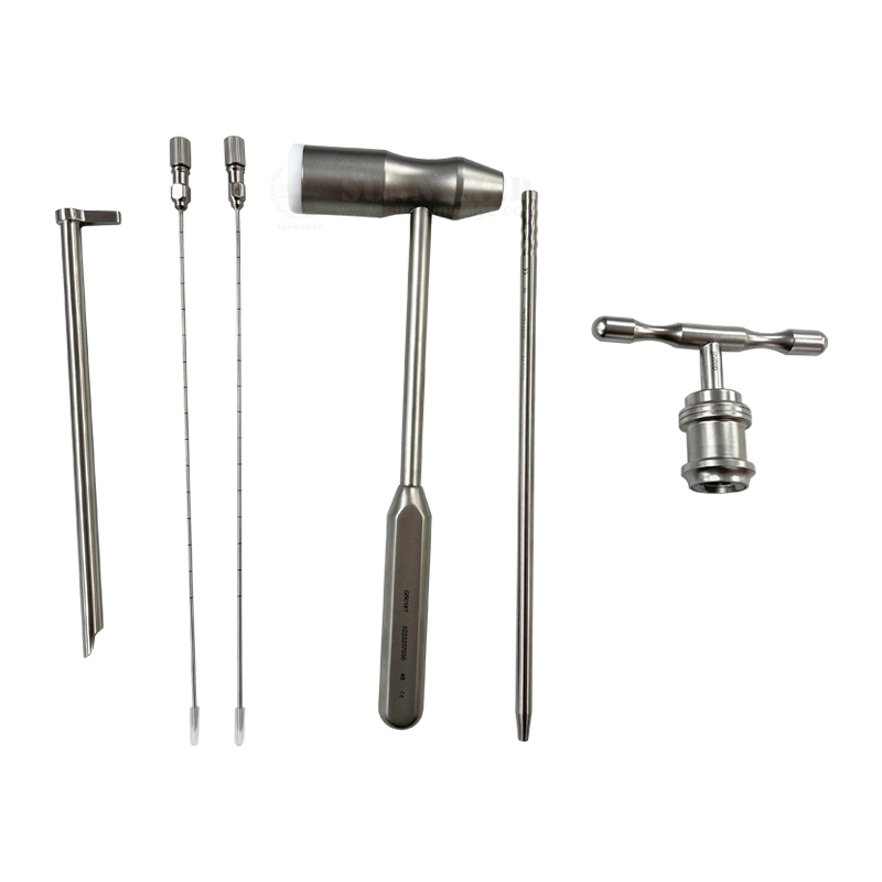 Sy-P008 Medical Autoclave Spine Transforaminal Endoscopy Surgical Instrument Set for Lumar