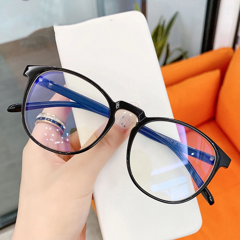 Günstige Großhandel Junge Damen Eyewear Unisex Best Price Hot Selling Beliebte Einfache Stil Neueste Trendige Damen Optische Tr90 Brillen Blau Leichte Blockierbrille