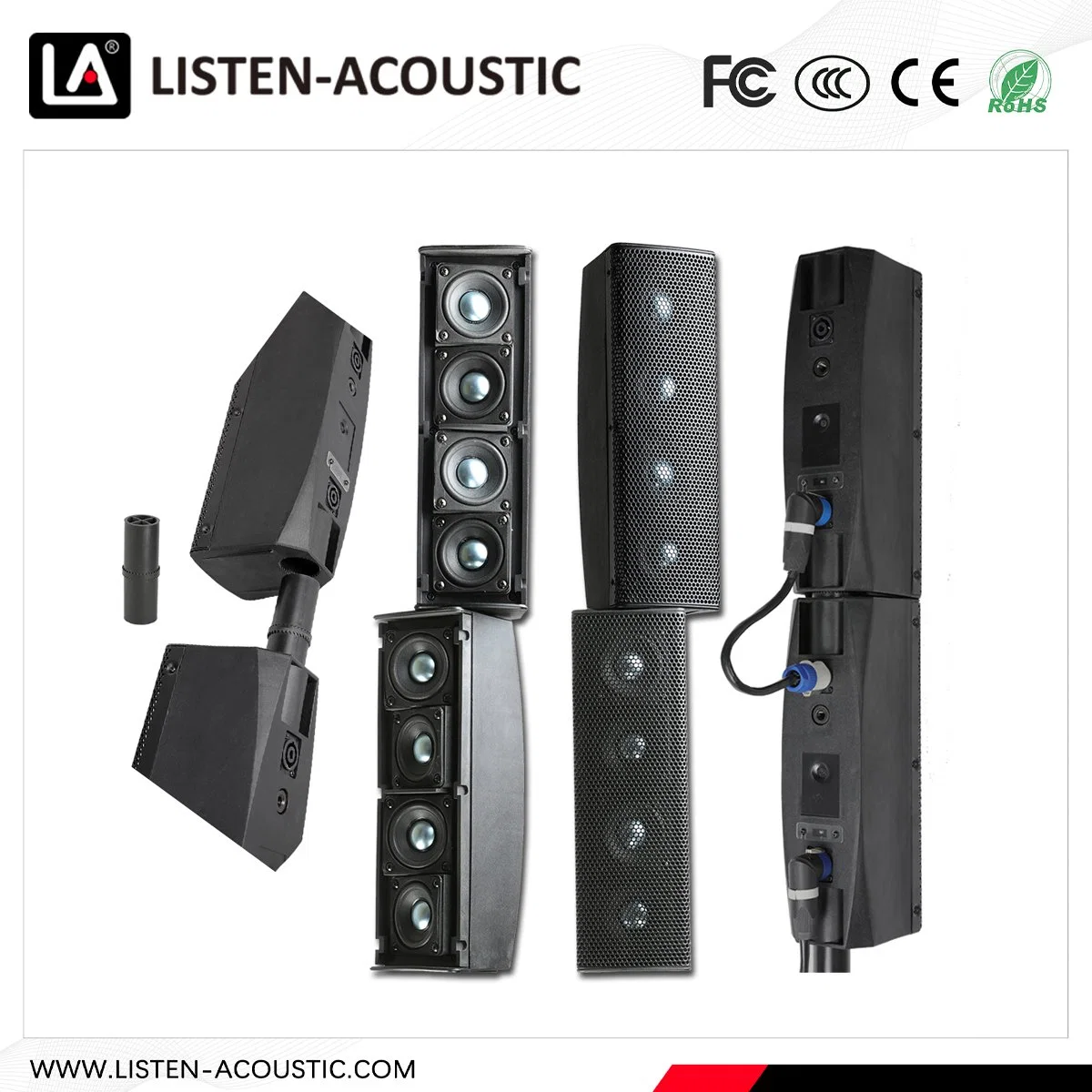 E1-Twice Portable Sound Equipment Modular Column Array Speaker