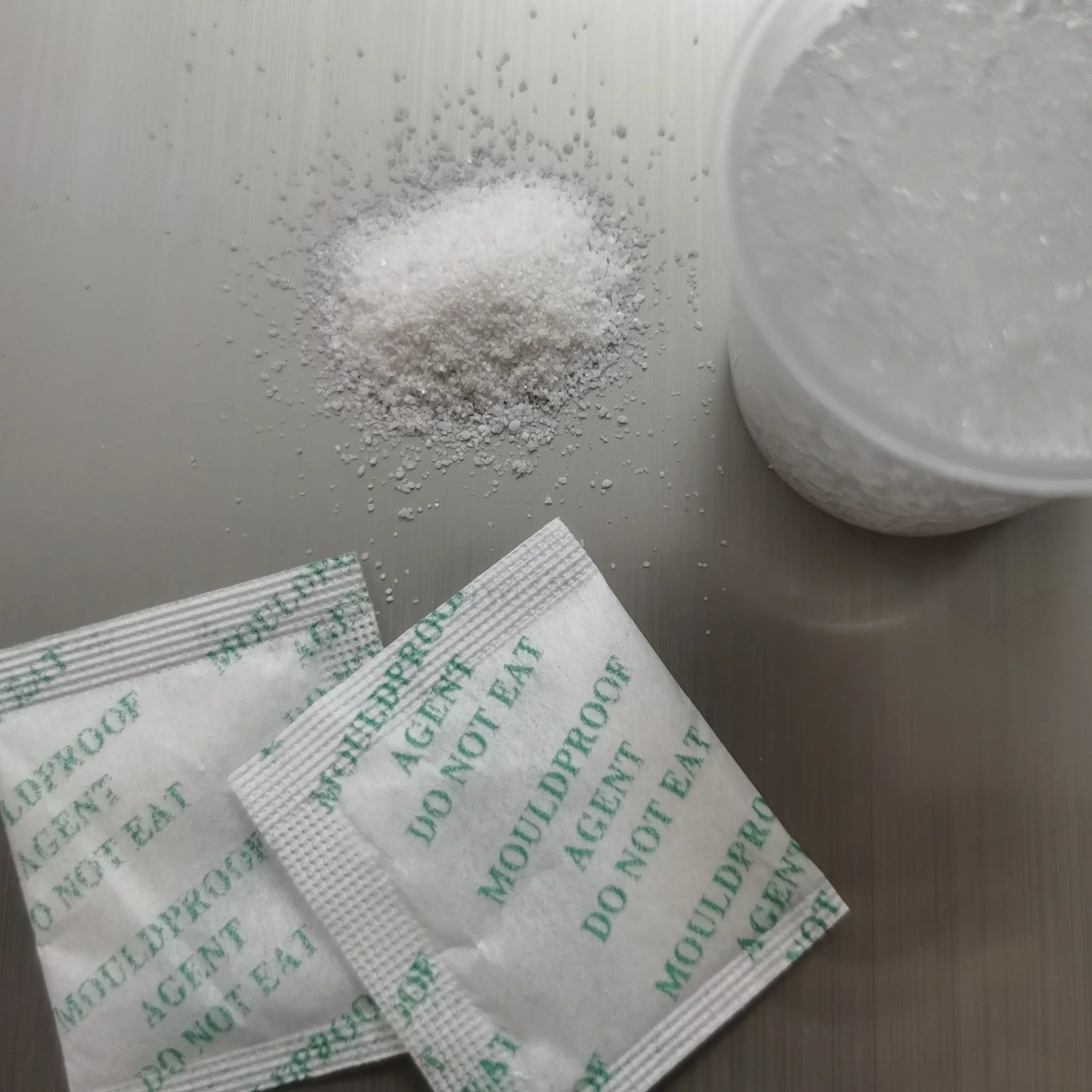 1G 2G 5g de polvo blanco a la absorción del Gel Super Moldproof bioquímicos agente desecante para prendas de vestir