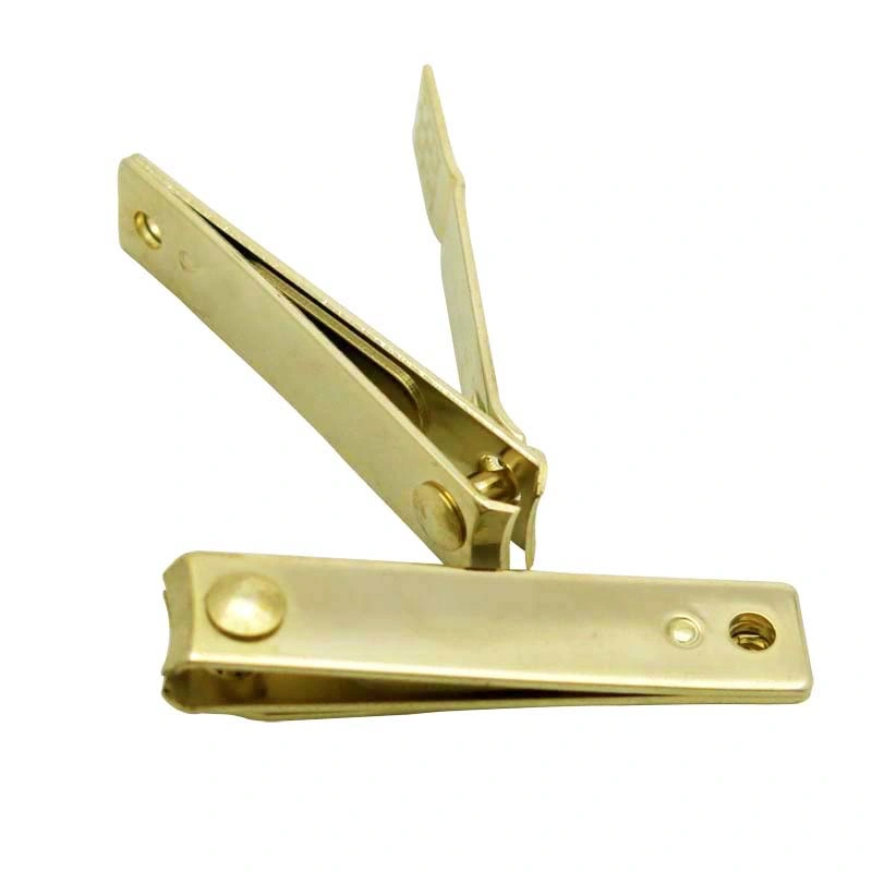 Beauty Products Golden Plating Sharp Edge Middle Fingernail Clippers (621G)