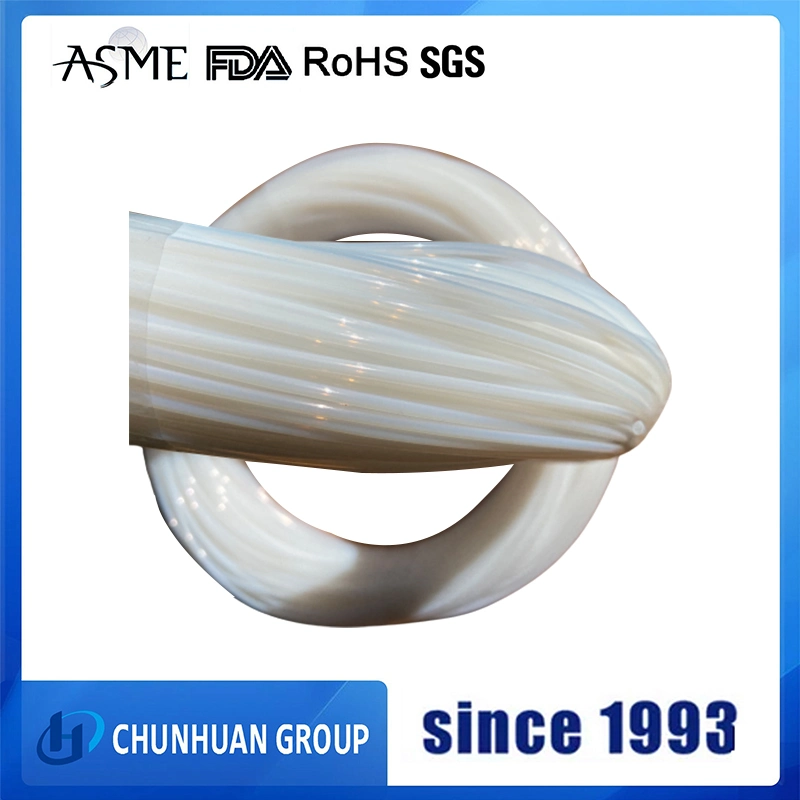 أنبوب بلاستيكي مرن شفاف متوافق مع RoHS/REACH PTFE مع تجميع اللفات