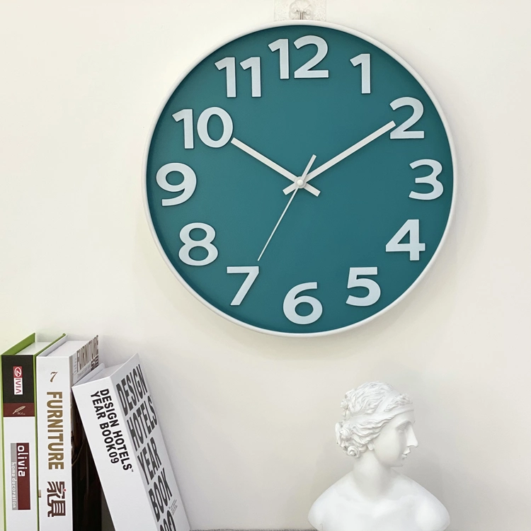 Hohe Präzision Qualität Kunststoff Moderne Uhr Wanduhr Wanduhr