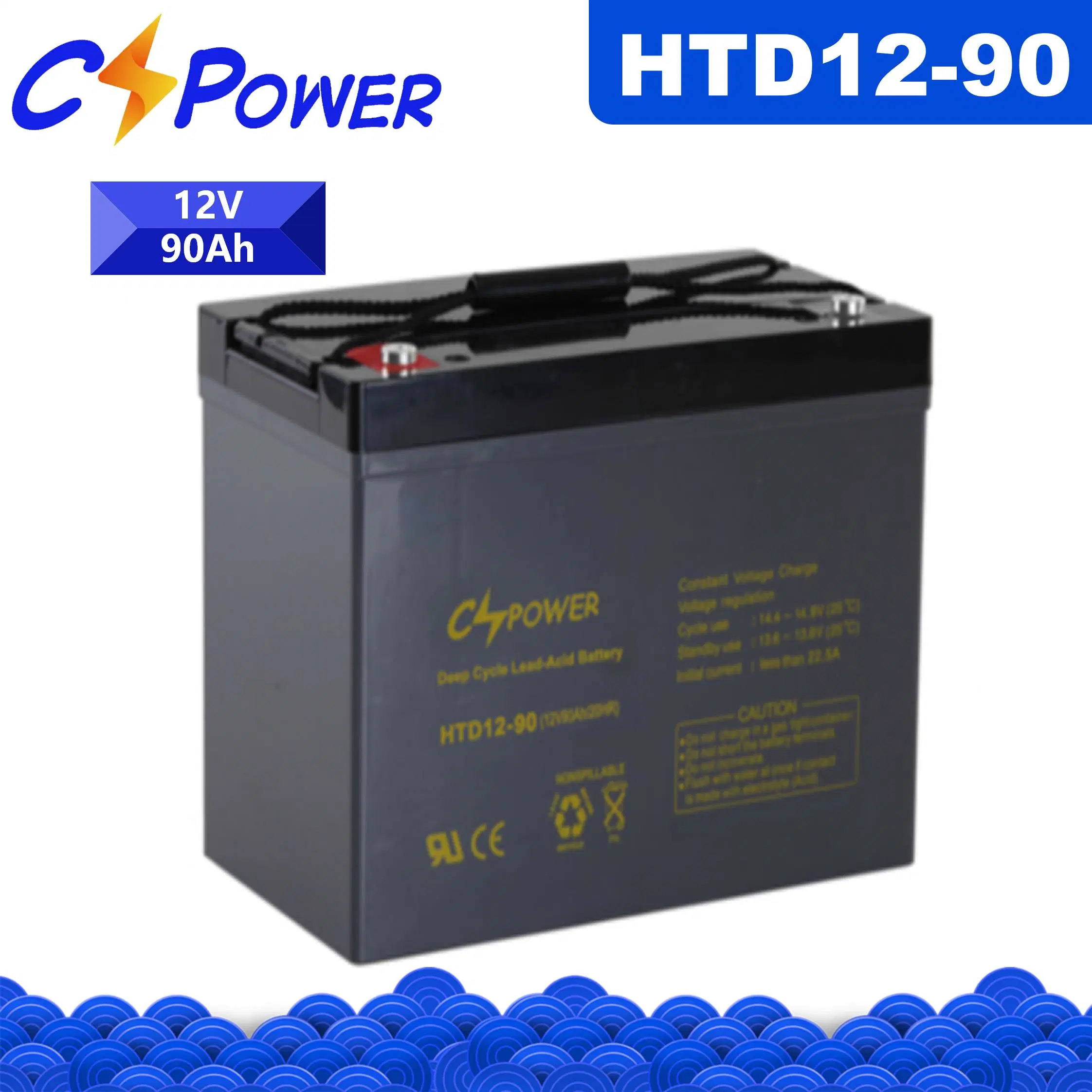 Cspower Batterie longue durée de vie cycle profond de l'AGA de l'onduleur de la batterie solaire/outil d'alimentation de stockage ensoleillé vs Narada