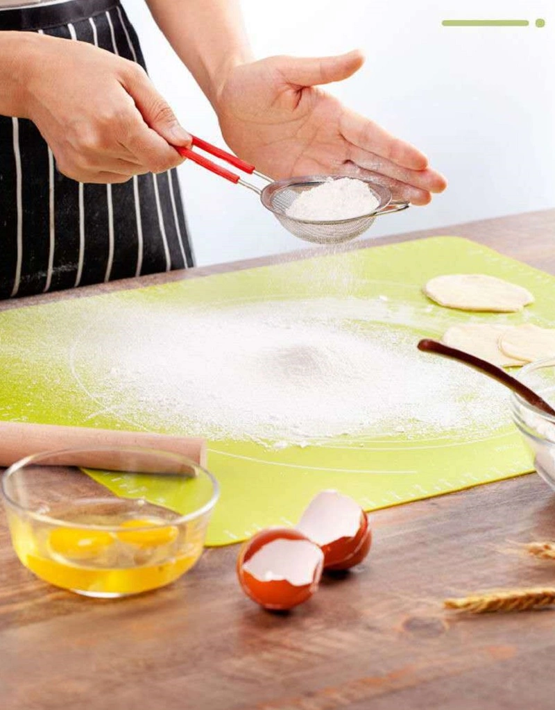 Dough Rolling Mat with Measurements Silicone Baking Mat Kneading Mat Baking Tool Esg14410