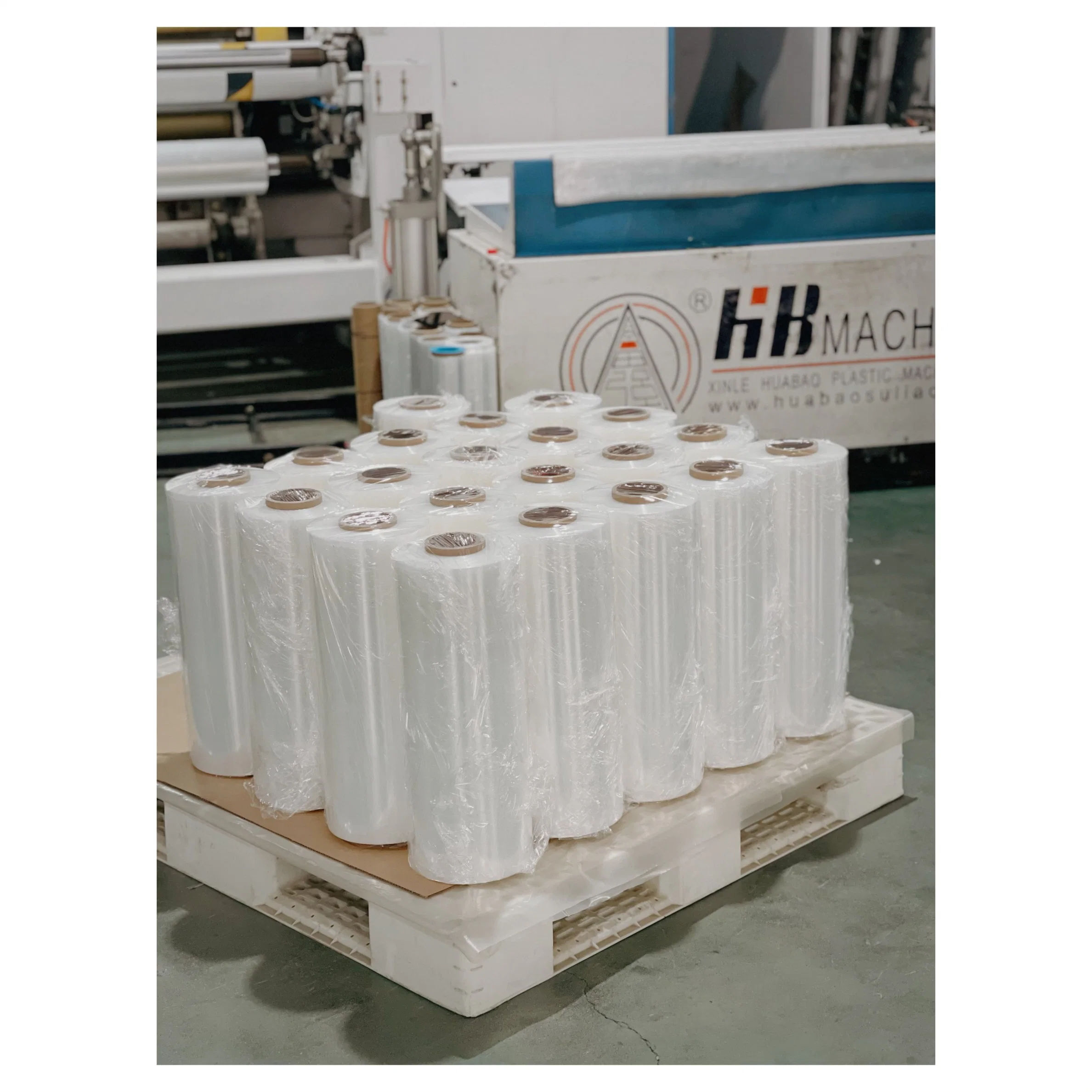 Customized Pallet Self-Adhesive PE Protective Stretch Film Transparent Packing Plastic