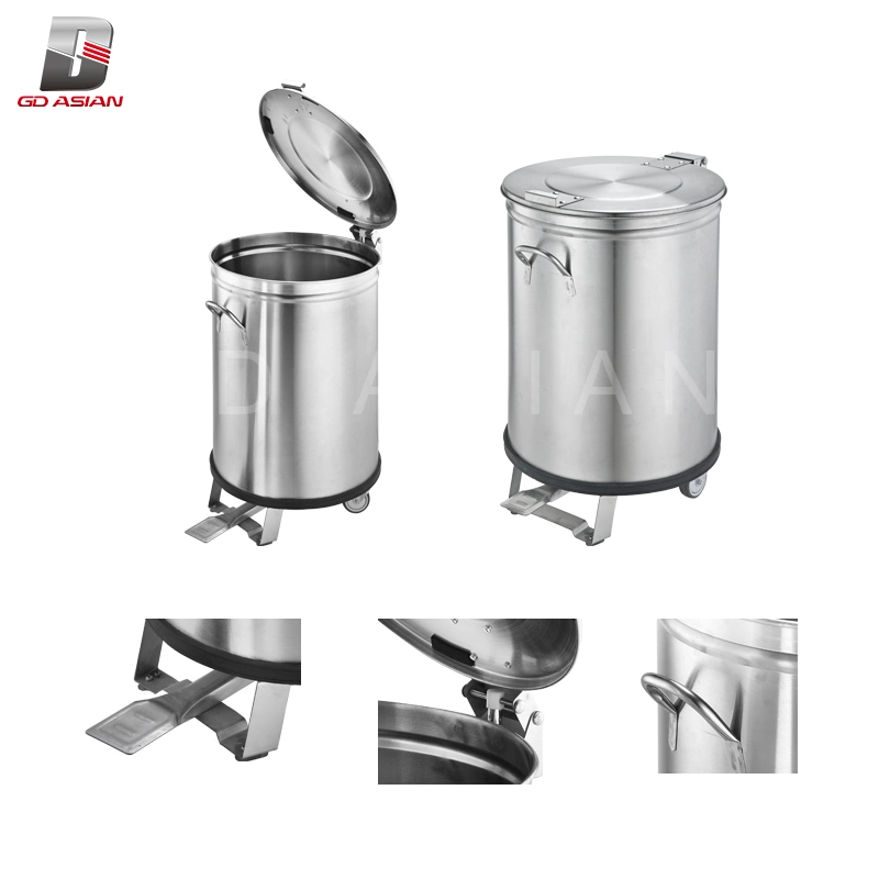 Stainless Steel Waste Bin GB100-of for Commercial Kitchen