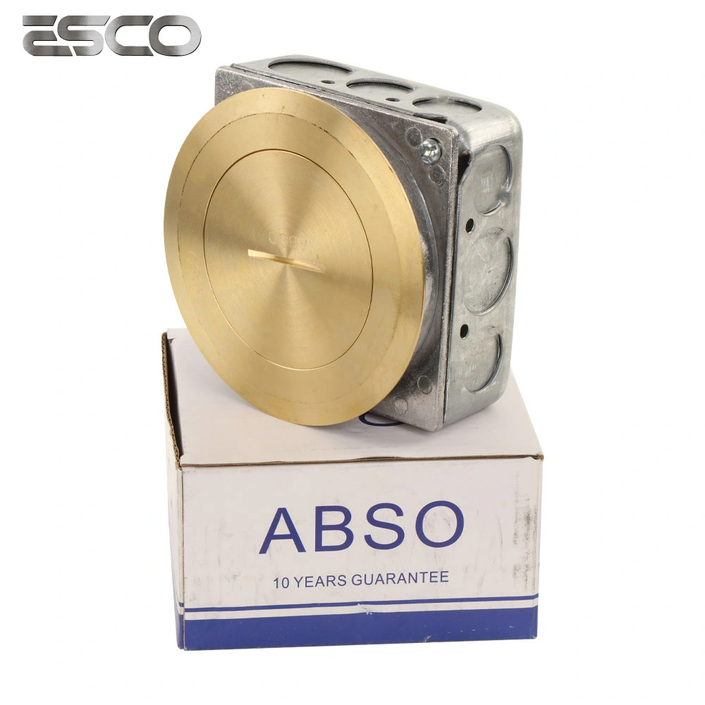 Abso Brand Floor Universal Duplex Single Metal Box Socket Outlet