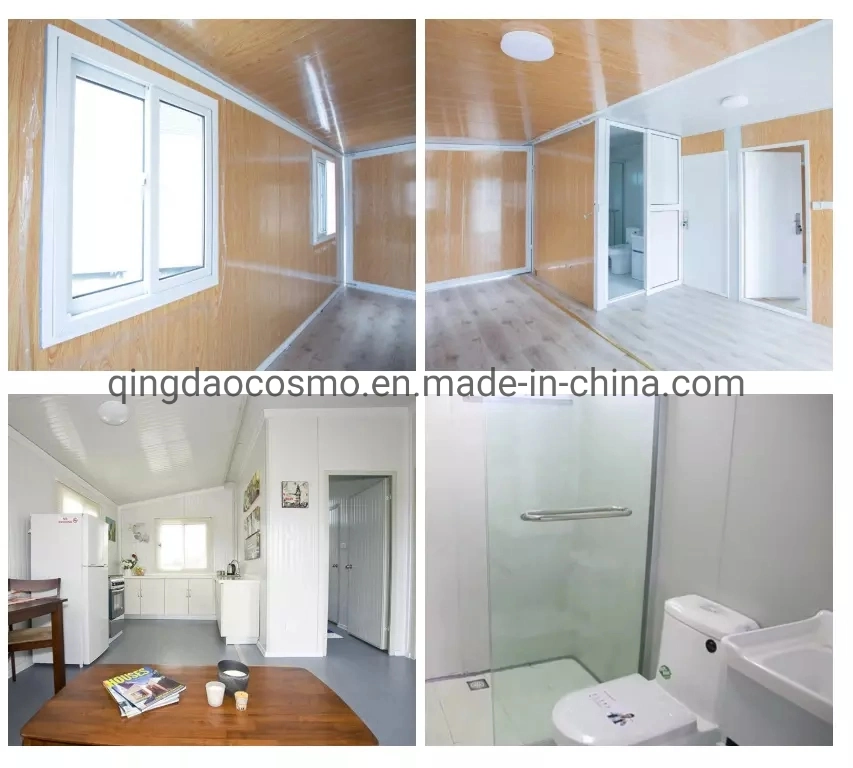 China Modern Design Expandable Mobile Prefab 2 Bedroom Cabin Ready Made Container Tiny House