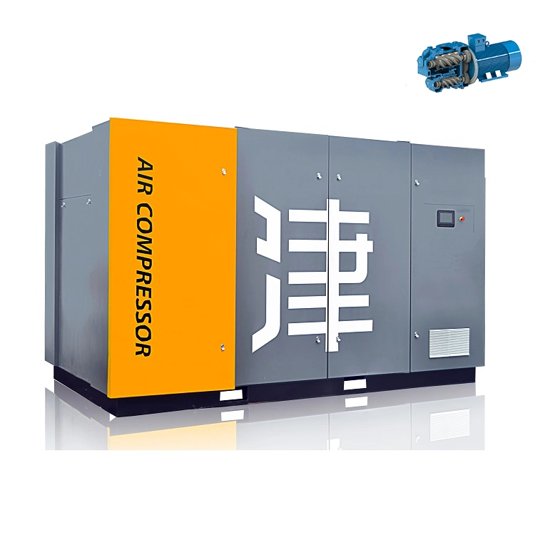 Two-Stage Compression High Pressure 25 Bar 360psi 830cfm 25m3\/Min Two Stage Screw Air Compressor