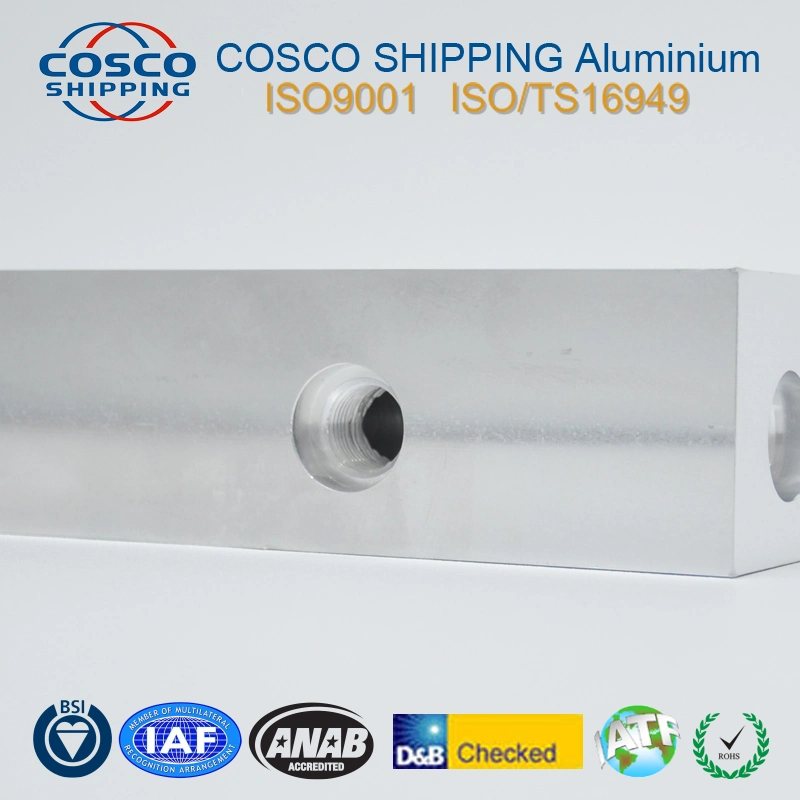 Aluminium/Aluminum Extrusion Profile with CNC Machining (ISO9001: 2015 certified)