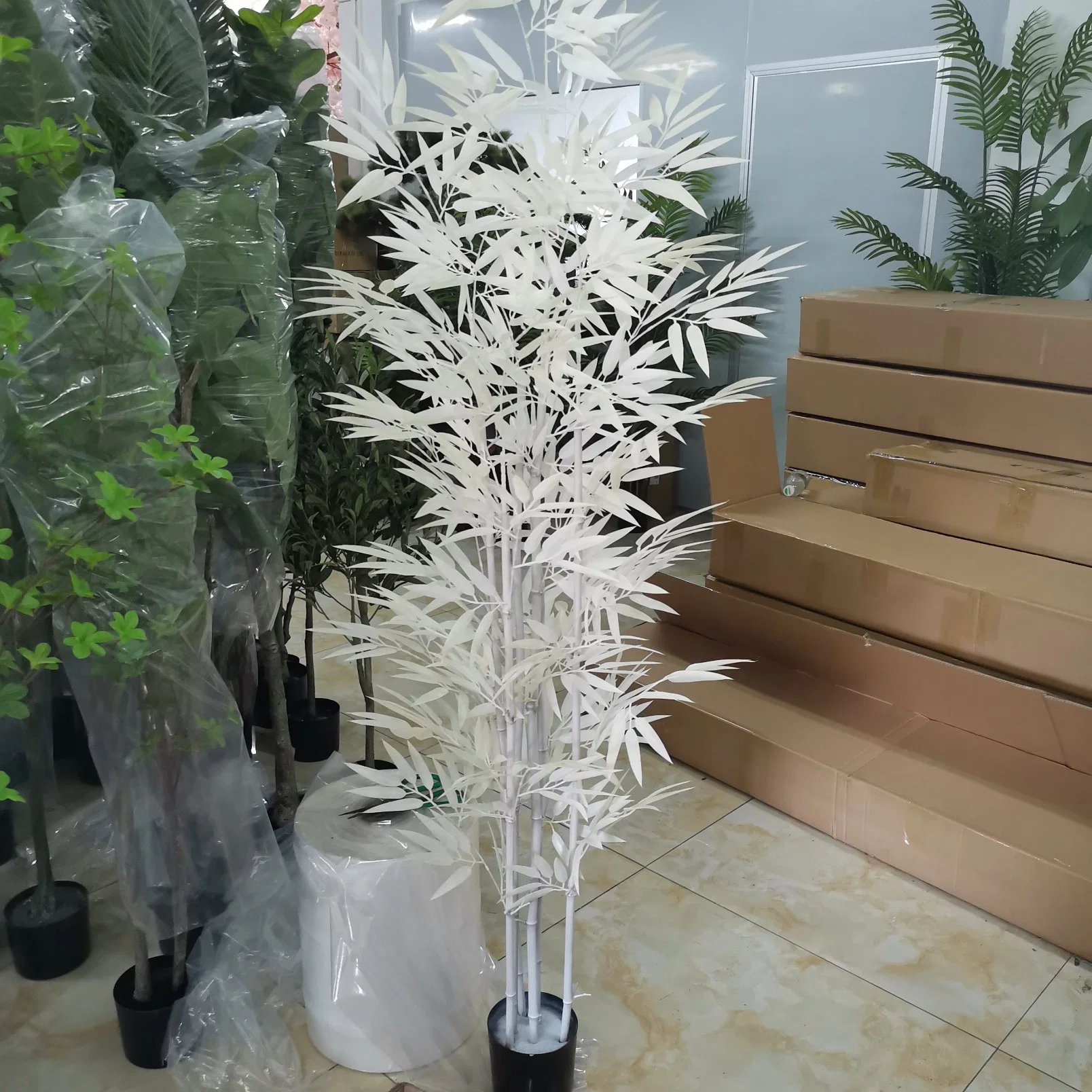 High quality/High cost performance  Hot Sale Green Artificial Plants Bamboo Tree for Outdoor Decorative