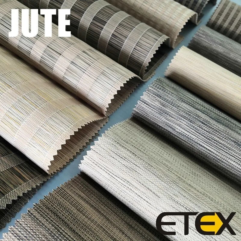 Jute Bamboo Like Shades Roller Blinds Fabrics