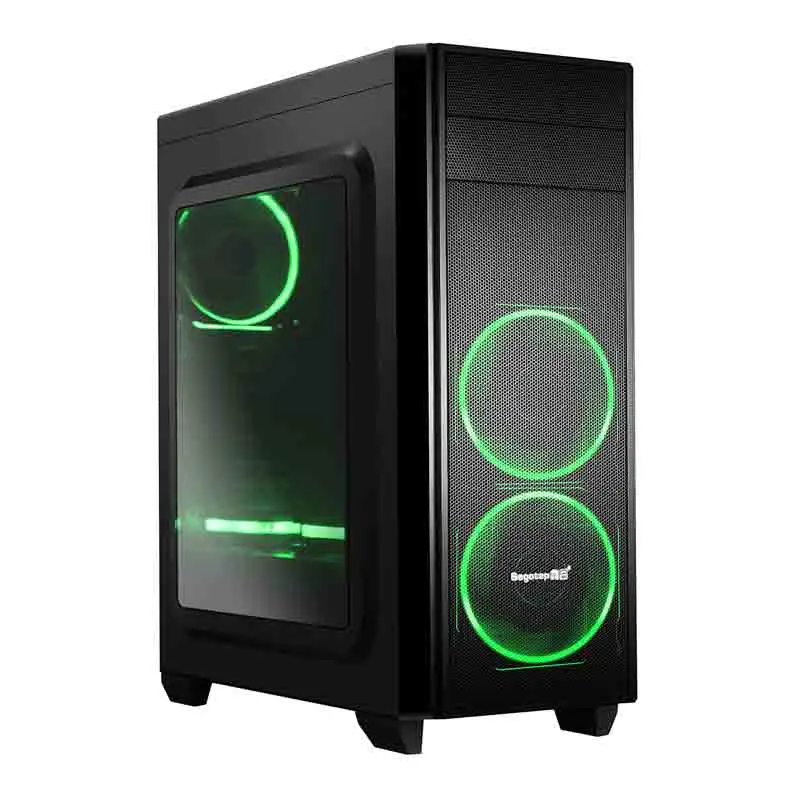 ATX MID Tower Mesh Panel 8 ventiladores Acero metal PC Chasis