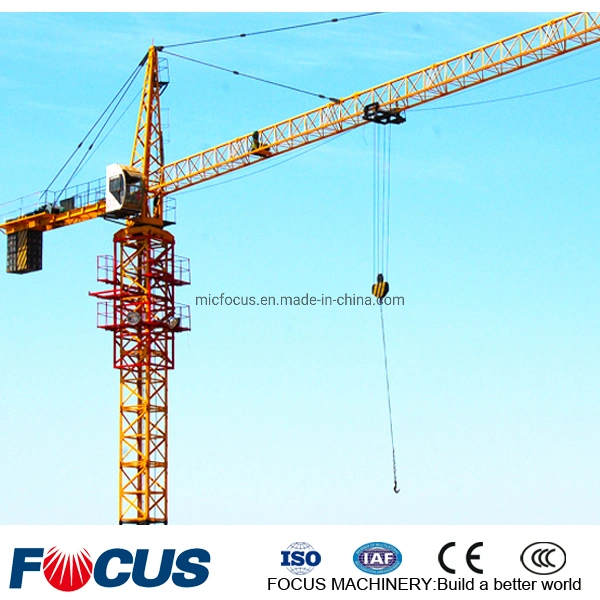 Self Erecting 8 Tons Tip Load 1.25tons Qtz125 (5518) Topless Tower Crane Operator