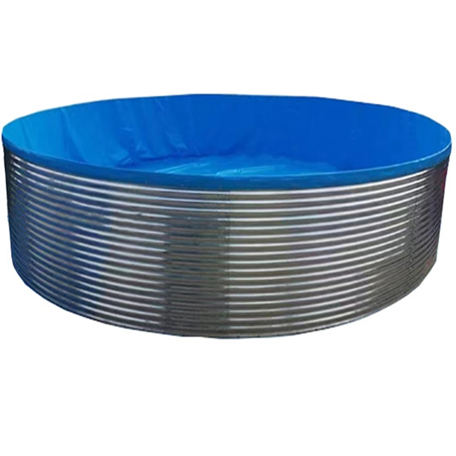 Galvanized Plate Fish Pond Aquaculture Shrimp Pond for Sale