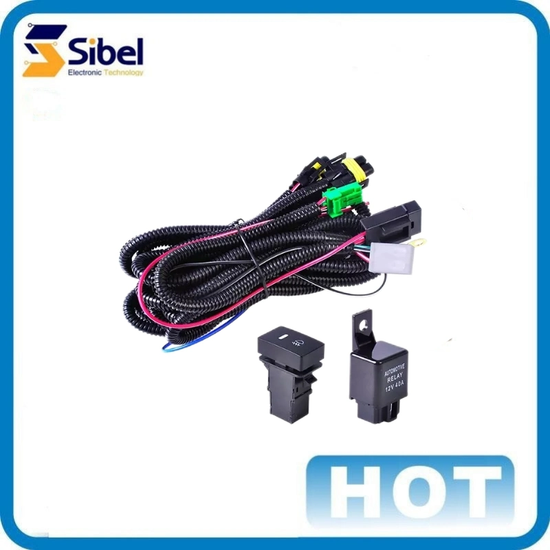 Manufacturing Custom 6 Pin Connector Industrial Electrical LED Light Bar Wiring Harness