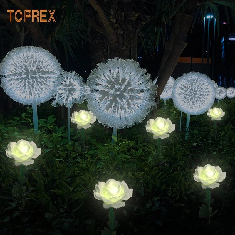 High quality/High cost performance  Festival Lighting Glitter Gift LED Light Artificial Flower