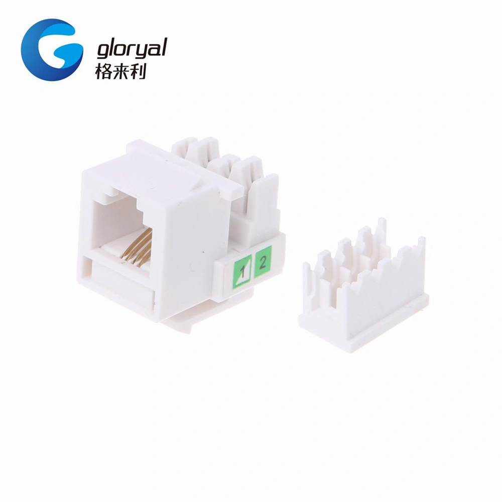 Mini tipo RJ11 Cat. 3 Conector telefónico Keystone Jack