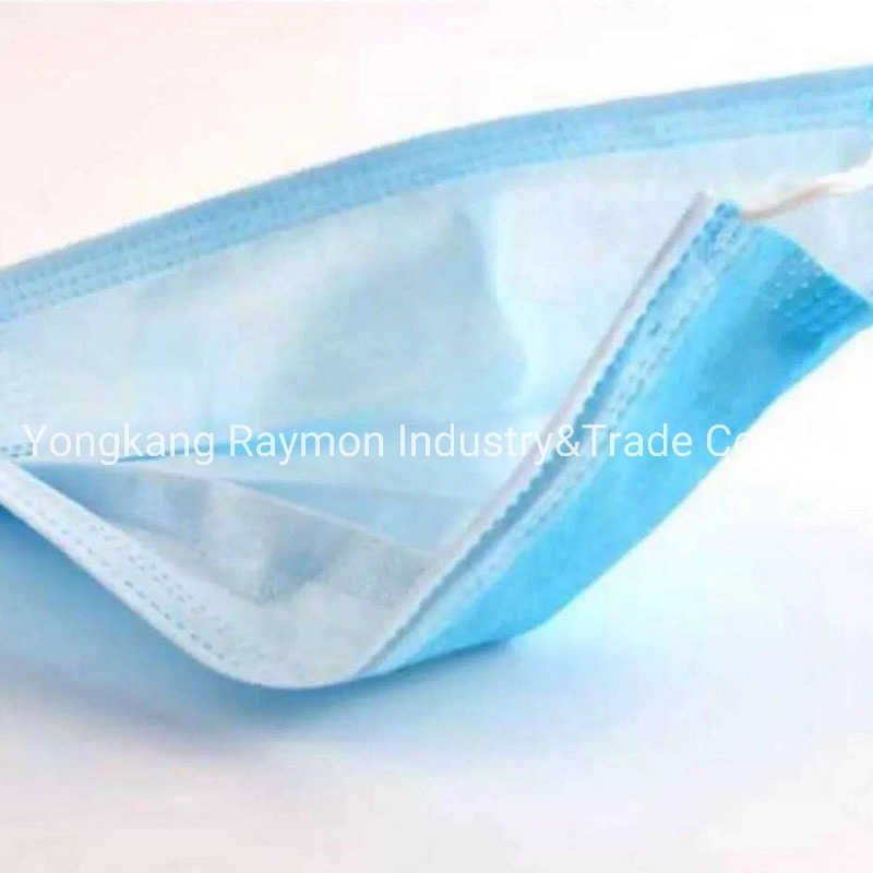 3 Ply Medical Disposable Surgical Face Mask, Non-Woven Facial Mask with Polypropylene