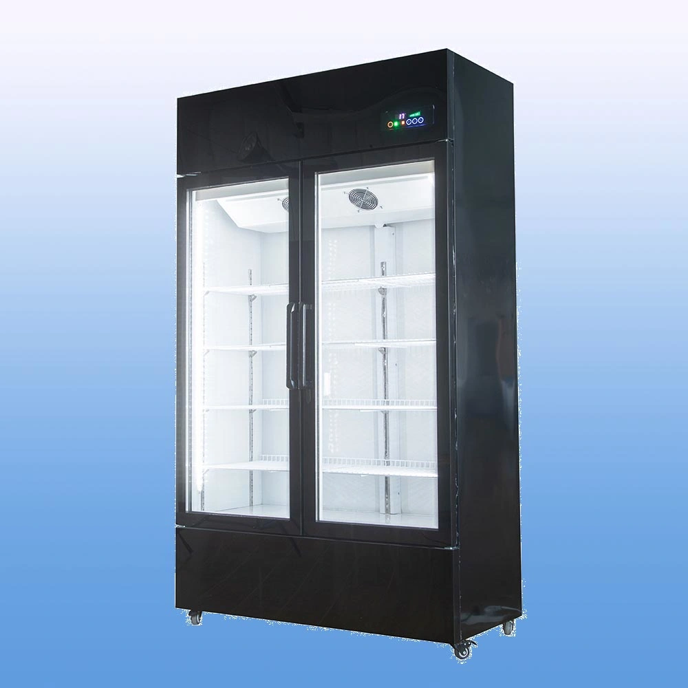 Bar Commercial Upright Drinks Display Fridges Pepsi Glass Door Beverage Freezer Showcase 600L Fan Cooling Chiller Display