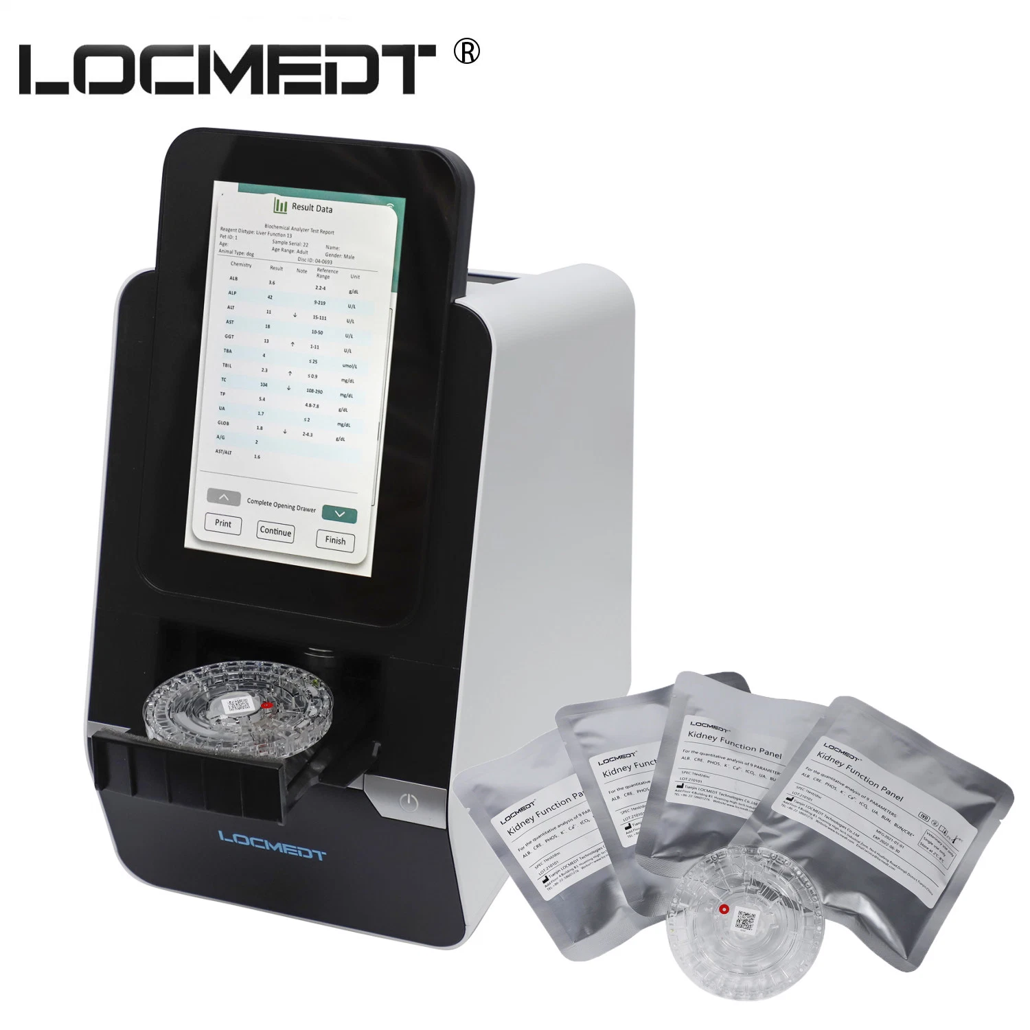 Portable Clinical Blood Chemistry Analyzer for Veterinary